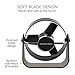 Sharper Image SBS1-SI USB Fan with Soft Blades, 2 Speeds, Touch Control, Quiet Operation, 5V Wall Adapter, 6 ft. Cable, Black