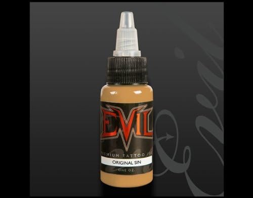 EVIL Tattoo Ink -ORIGINAL SIN- 1/2oz Bottles -Tattoo Supplies-