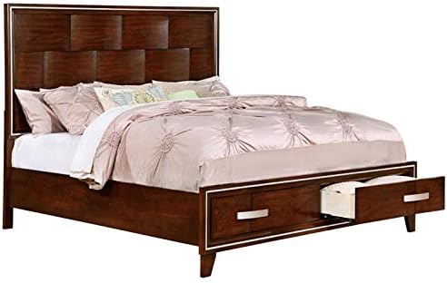 Amazon Com Furniture Of America Ben California King Storage Bed