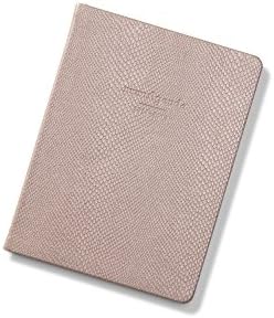momAgenda Desktop Day Planner (2017-2018). Organize Your Busy Life with the Convenient Week-At-A-View Layout. Quotes Included Each Week for Motivation! (Rose-Gold-Python)