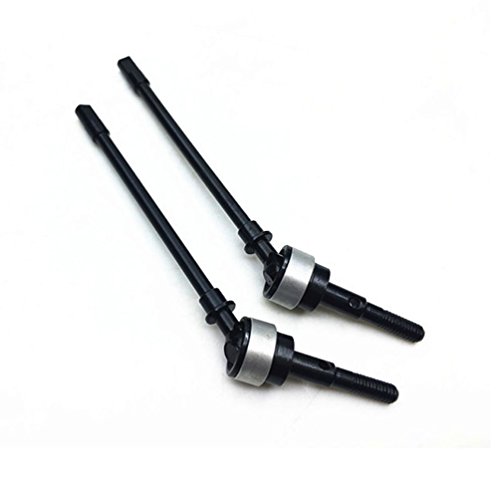 MOHERO Stainless Steel CVD Drive Shaft for 1/10 RC Crawlers Car Axial SCX10 Front Axle