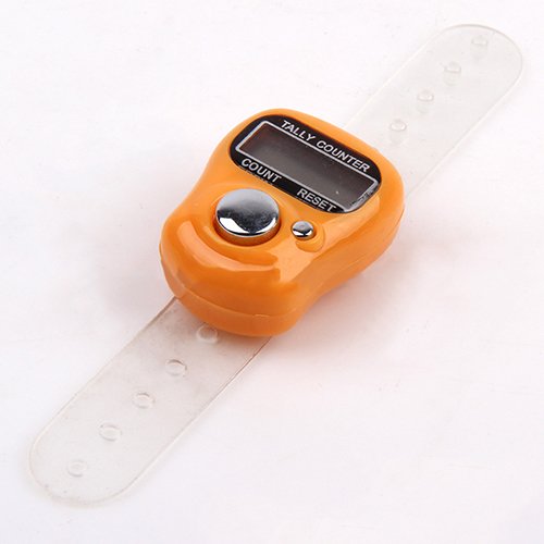 Krismile Pack of 10ps Electronic Row Counter Finger Ring Golf Digit Stitch Marker LCD Tally Counter 4DH9, Random Color