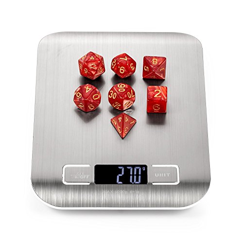 image for DNDND D&D Dice Sets, 7 Full Sets Polyhedral Dice Sets with Drawstring 