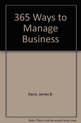 Download 365 Ways To Manage Business