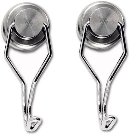 NSpole Strong Neodymium Swivel Magnetic Hook Multi-purpose Magnet (65 Pounds 2 Pack)