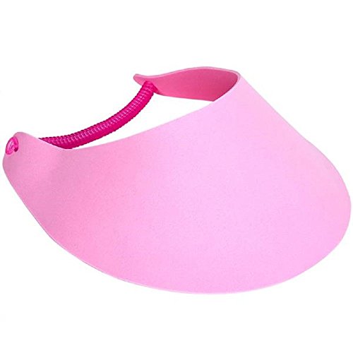 ~ 12 ~ Foam Visors with Coil Bands ~ Assorted Colors ~ New ~ Sun Hat, Craft Foam,