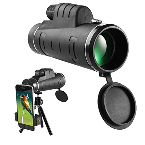 Monocular Telescope Phone Scope - High Power Monocular Telescope for Smartphone with Adaptor and Tripod - Monoculars for Adults Monocular Scope for Bird Watching, Hiking, Hunting, Camping, Wildlife