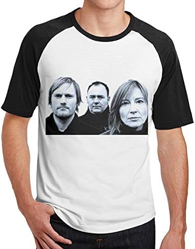 ClvoStey Portishead Short Sleeve Raglan Baseball Tshirt Black