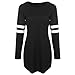 COSYOU New Fashion Women Casual Long Sleeve Base Ball Long T-Shirt Blouse