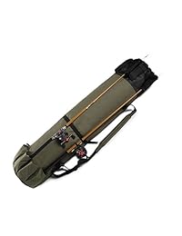 amomo portátil bolsa de caña de pesca caña de pesca y carrete portador soporte de almacenamiento funda de viaje Llevar de bolsas