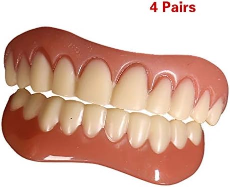 シリコン歯突き板トップ歯とボトム歯ホワイトニングスナップパーフェクトスマイル歯偽歯カバーインスタント歯化粧品義歯ケアワンサイズフィットすべて 評判