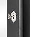 Best Choice Products 6-Tier Full Length Standing Mirrored Lockable Jewelry Storage Organizer Cabinet Armoire w/ 6 LED Interior Lights, 3 Angle Adjustments, Velvet Lining, Black
