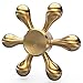 InfiSpin Pulsar Fidget Spinner, Brass Metal DIY Hand Spinner w/ Detachable Arms | Prime Focus + Stress Relief Toy|High Speed Bearings for up to 6 Minutes of Spinning | Smooth, Quiet & Fast [Gold]