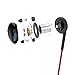 PWOW In Ear Earbuds Wired Earphones Headphones with Microphone Stereo iPhone Headphones Samsung Earbuds