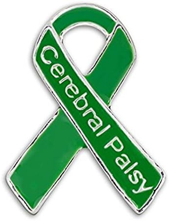 Cerebral Palsy Awareness Green Ribbon Pin