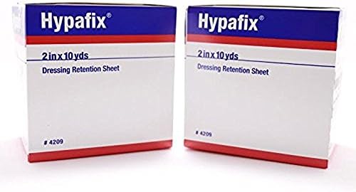 Hypafix Dressing Retention Tape 2 Inch x 10 Yards - Pack of 2 Rolls
