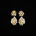 Holylove 7 Colors Crystal Vintage Statement Necklace Earrings (Yellow-8041BE yellow set)