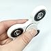 elefunlife Spinner Fidget Toy High Speed Si3N4 Hybrid Bearing Stress Relief Bearing EDC ADHD Autism Focus Toy for Killing Time Non-3D printed(white)