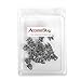 Accessbuy® 20pcs M4 5/32 Inch Stainless Steel 304 Wire Rope Cable Clamp Clips 4mm Wire Rope Cable Faster U Bolt Saddle