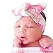 EP.Queen Baby Swaddle Blanket Wraps with Headband, Newborn Receiving Blankets, Pink Flower
