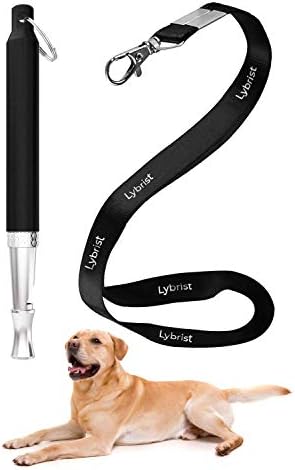 Lybrist Dog Whistle Professional Dog Training Whistle to Stop Barking, Adjustable Pitch Ultrasonic Pet Whistle Trainer Tool Silent Bark Control for Dogs