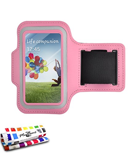 MUZZANO Genuine Armband for Samsung Galaxy S5 - Pink en promo sur Amazon