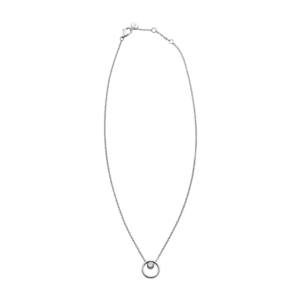 Skagen Necklace for Women Kariana, 14.7 mm x 3.6 mm Pendant Silver Stainless Steel Necklace, SKJ0833040 — image 1