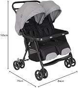 Graco DuoRider Lightweight Double Pushchair Steeple Gray for Birth to 3 Years view 8