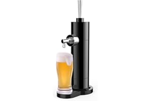 Draught Beer Machine for Home, Portable Beer Dispenser for Mini Beer Keg, Perfect Draft Beer Foam Generator Pumps with Beer T