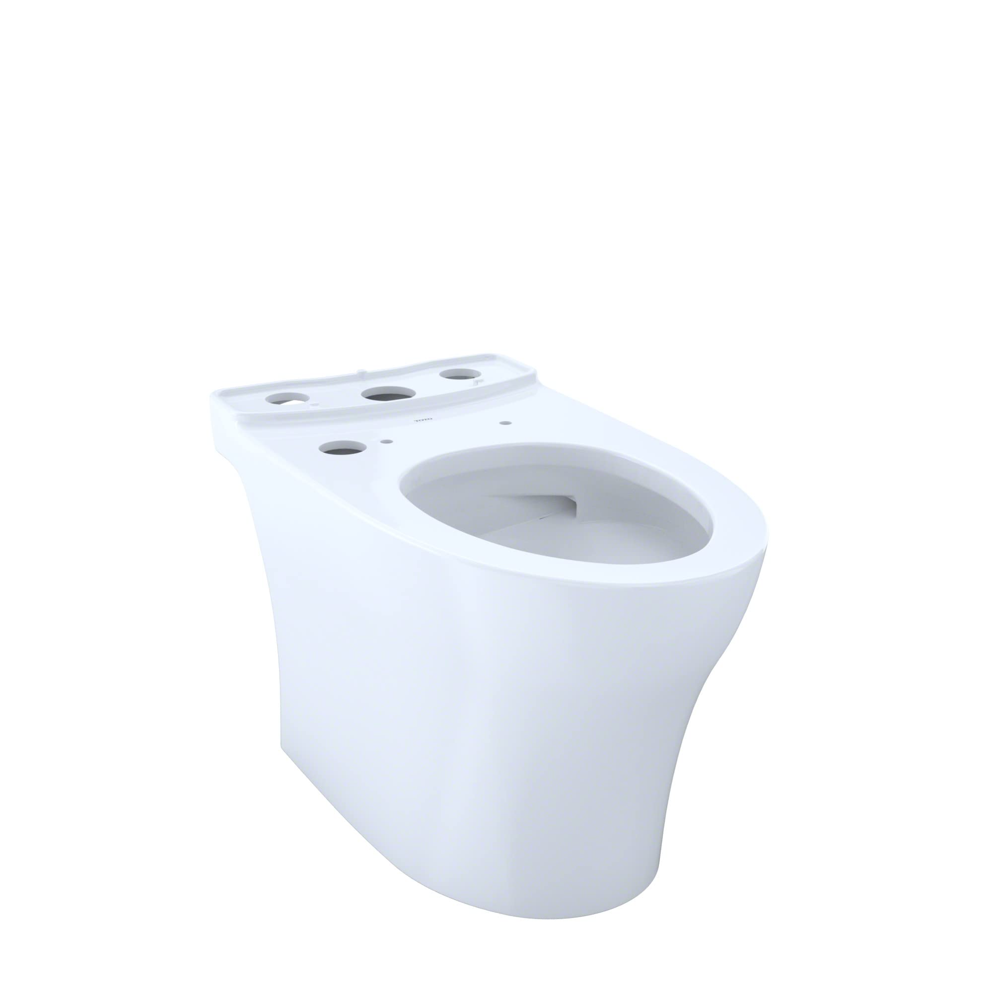 Photo 1 of TOTO Aquia IV WASHLET+ Elongated Skirted Toilet Bowl with CEFIONTECT, Cotton White - CT446CEGNT40#01