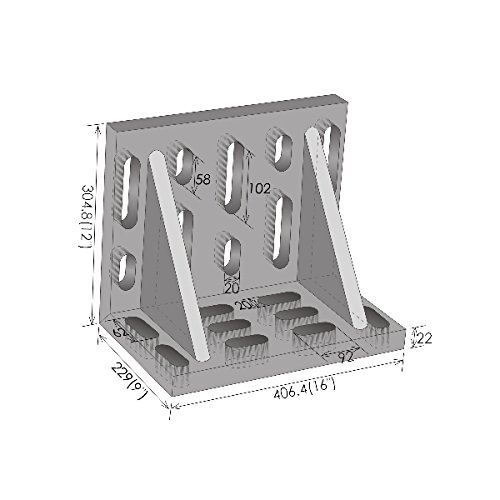 Hhip Set Di 9 Blocchetti Universali Angolari Di Precisione 0,6 X 7,6 Cm Per Officina - 2