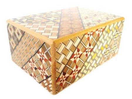 Yosegi Puzzle Box 4 sun 4 steps