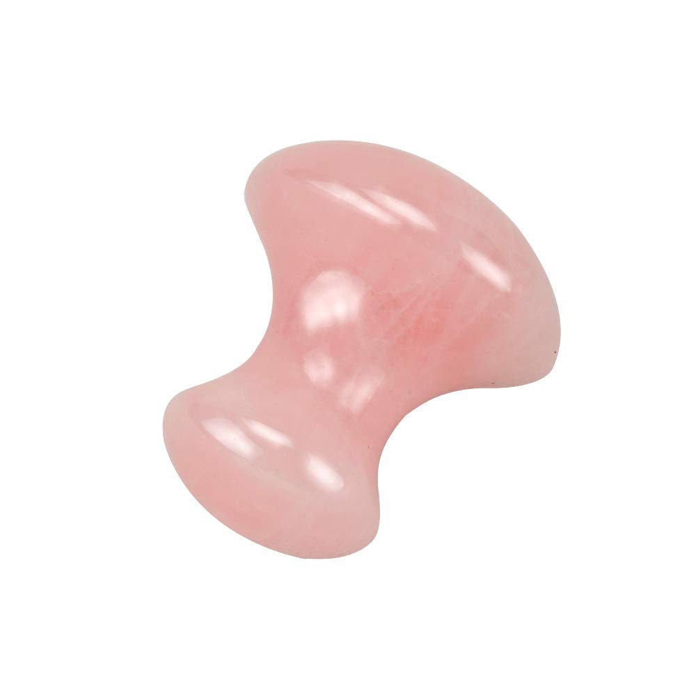 MUOBOFU Gua Sha Scraping Massage Tool Natural Crystal Quartz,Mushroom Shape Board for Spa Relaxing Meditation Massage -Rejuvenate Skin&Remove Wrinkles