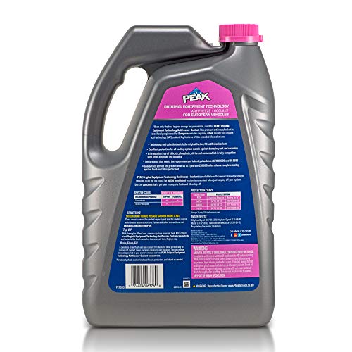 PEAK OET Extended Life Pink Concentrate Antifreeze/Coolant for European