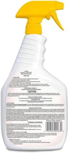 HARRIS WHITE LABEL BED BUG KILLER, LIQUID SPRAY WITH ODORLESS AND NON-STAINING EXTENDED RESIDUAL KILL FORMULA (32OZ)