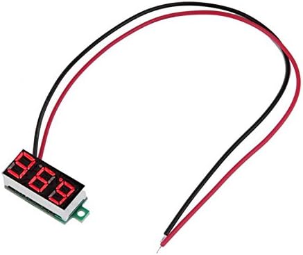 DC 3-30V 0.36" 2 Wire Red LED Digital Display Panel Voltage Meter Volt Voltmeter