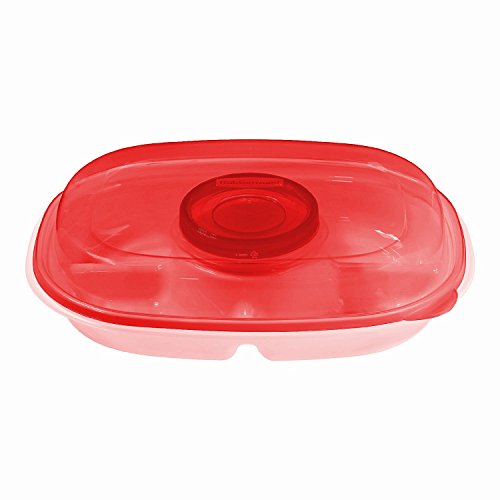 Rubbermaid Specialty Bread Keeper Food Storage Container, Red 1777190