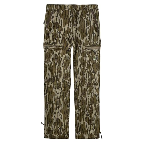 Mossy Oak Boys' Camo Hunting Pants Youth Sherpa Fleece, Original