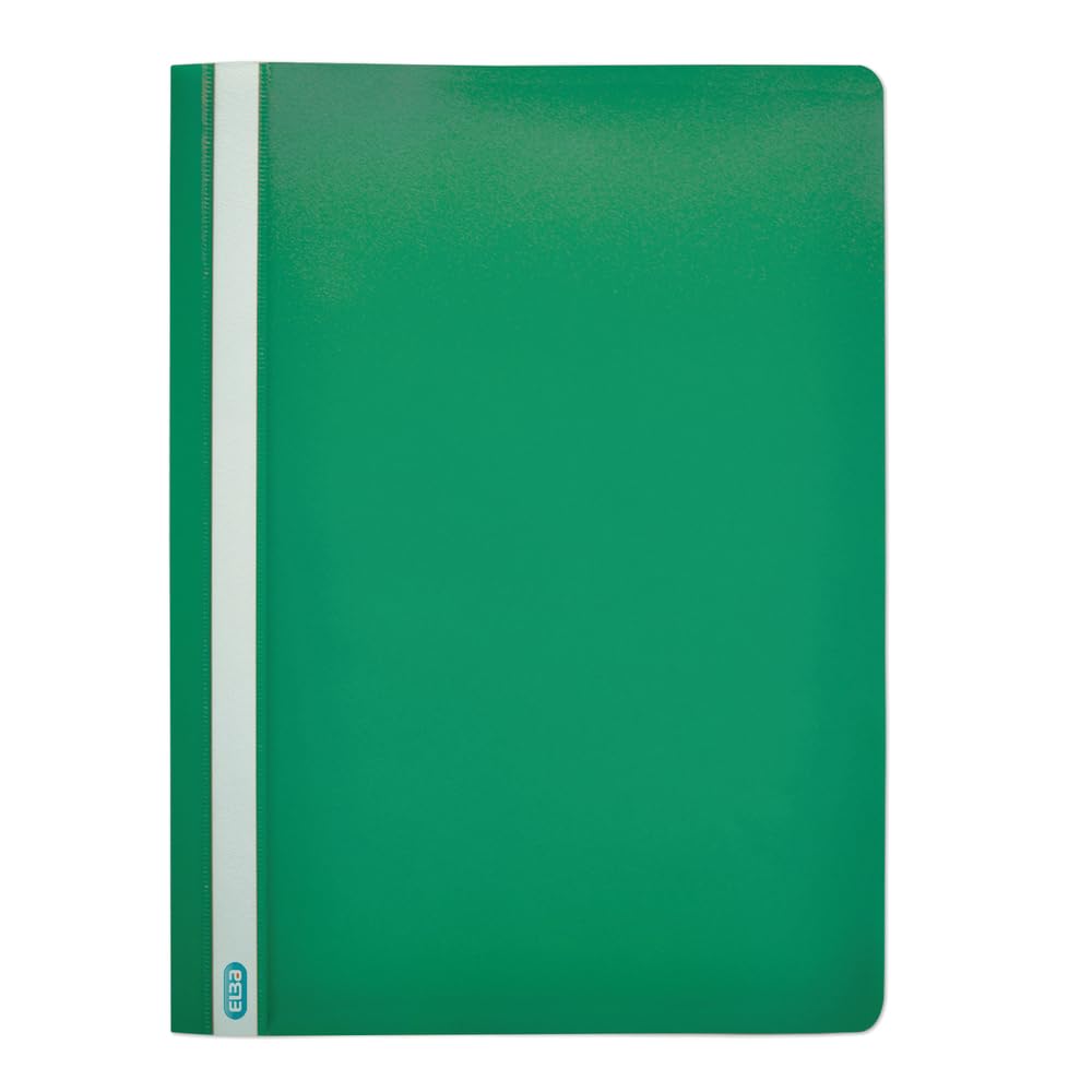 Elba A4 Project Folder - Green, with Customisable Cover (Pack of 50)
