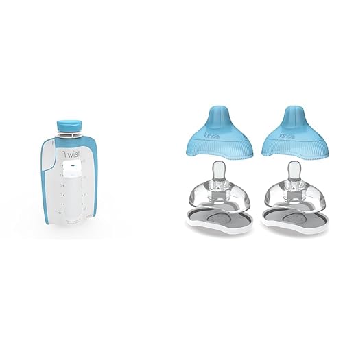 Kiinde Twist Pouch Direct-Pump Direct-Feed Twist Cap Breast Milk Storage  Bags for Pumping, Freezing Twist Active Latch Nipples for Breast Milk,