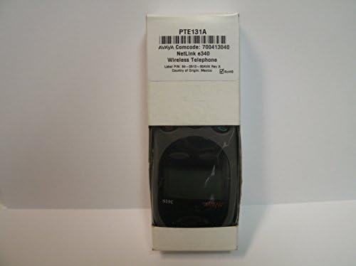 Avaya 3616 Spectralink Netlink E340 PTE131A 700413040 Wireless Telephone W/Batt