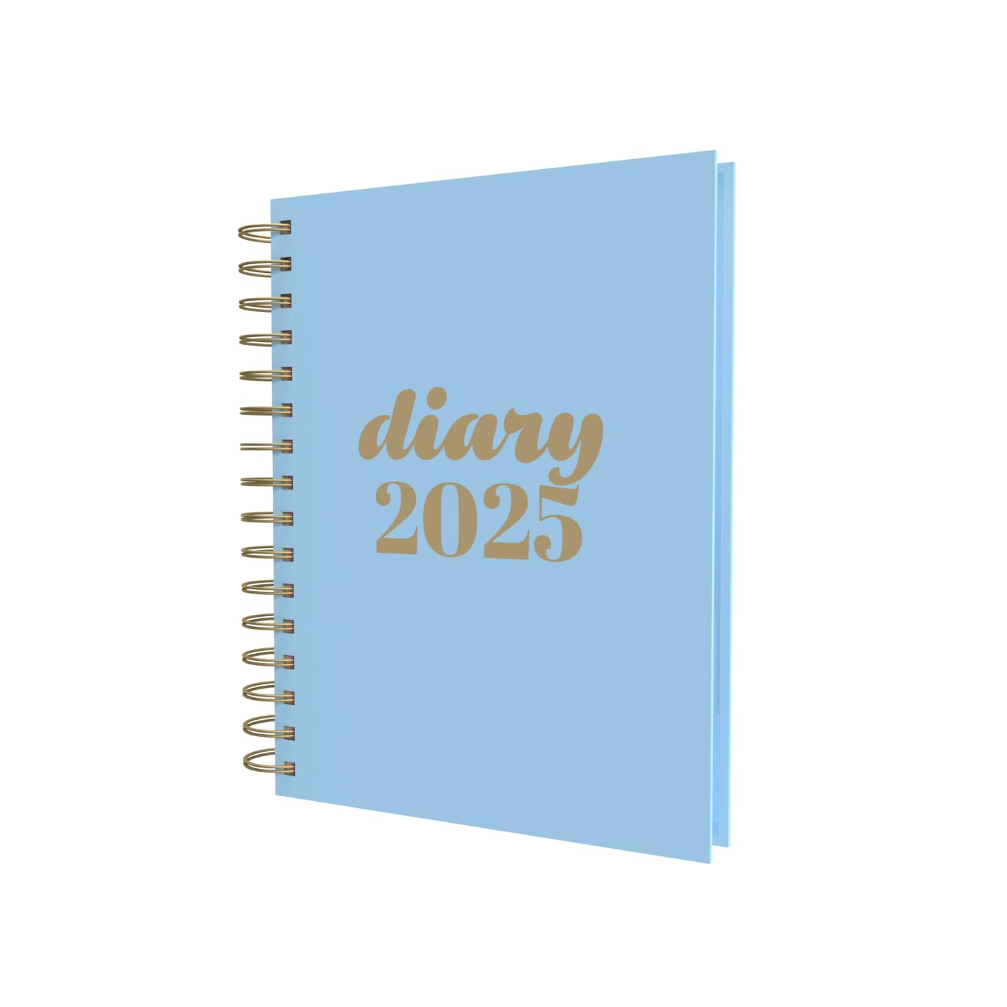 Collins Scandi 2025 Diary - A5 Day to Page Journal with Appointments - Light Blue - (E-PW51.57-25) - Daily Planner with Hardback Wiro-Bound Covers and Recycled Paper — image 1