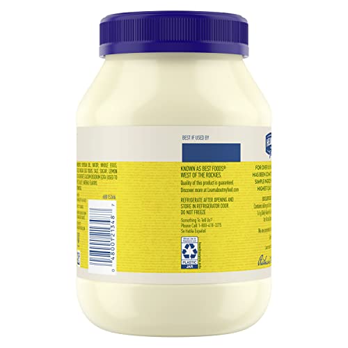 HELLMANN’S MAYONNAISE REAL MAYO 1 CT FOR A CREAMY SANDWICH SPREAD OR CONDIMENT RICH IN OMEGA-3 ALA, GLUTEN FREE 30 OZ