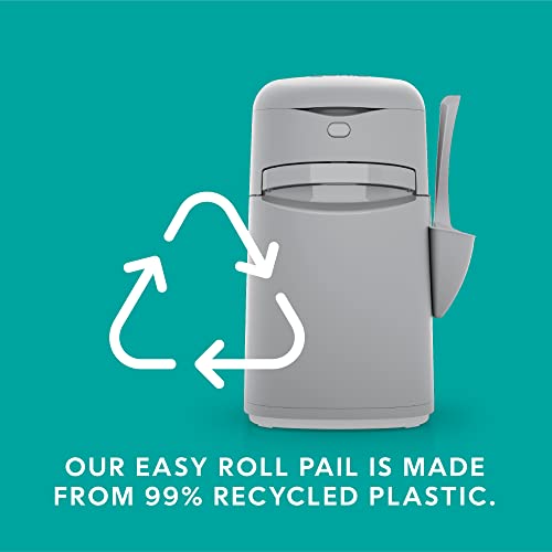 Litter Genie Easy Roll Pail Cat Litter Box Waste Disposal System for