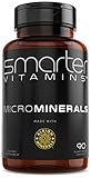 SmarterVitamins MicroMinerals 6 Essential MULTI MINERALS COMPLEX TRACE MINERAL BLEND Made with Zinc, Selenium, Boron, Molybdenum, Manganese, Chromium in Glycinate Chelate form from TRAACS® Albion®