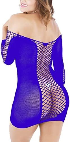 ChengZhong Womens Sexy Off Shoulder Plus Size Lingerie Chemise Floral Lace Badydoll Sleepwear