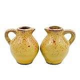 Odoria 1:12 Miniature 2PCS Antique Clay Jug Dollhouse Kitchen Accessories