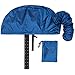Pro Deluxe Portable Hair Dryer Soft Bonnet Hood Attachment - XL Adjustable Drying for Home & Everyday Use Collapsible for Travel Bag - Women Hair Care - Hands Free Drying Cap Blows Lots of Air (Blue)