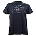 Chevy Chevrolet with American Flag Distressed Vintage Faded Print on a Black T Shirt Large