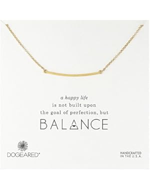 Balance Curved Bar Necklace, 18